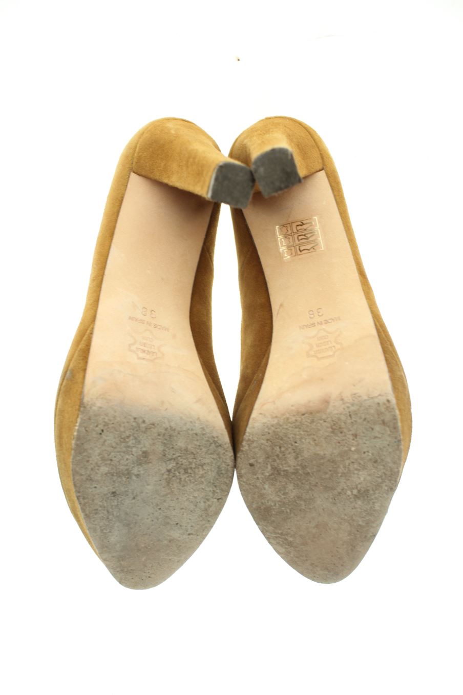 Zapatos de tacon de Paco Gil de la talla 38, de color marrón de