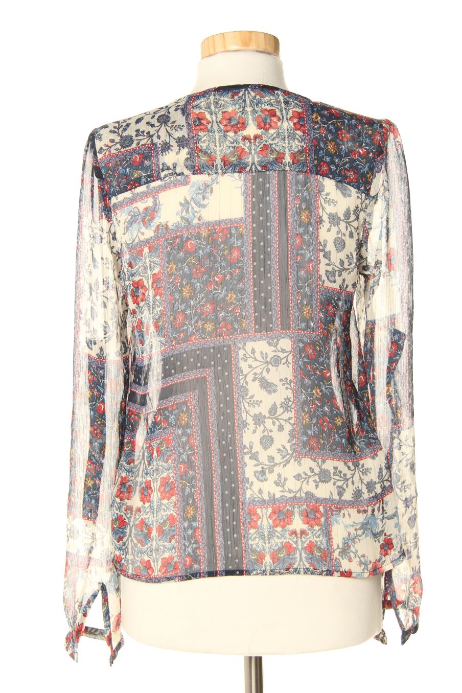 Blouse à manches longues Mango de la taille XS, de couleur imprimés