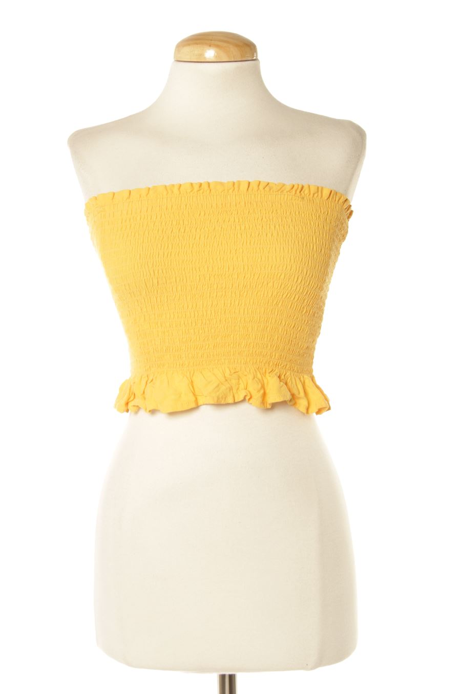 Top PERCENTIL de la taille S, de couleur jaune