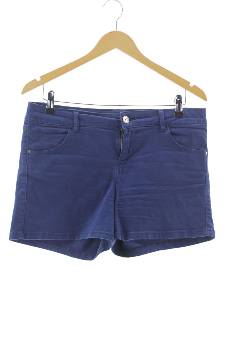 Shorts Stradivarius de la taille 38, de couleur bleu marine