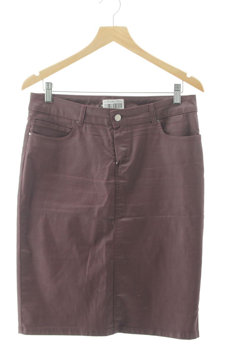 Jupe Massimo Dutti de la taille 40, de couleur bordeaux de denim