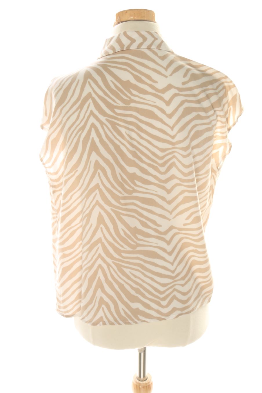Camisa sin mangas de Mango de la talla M, de color animal print