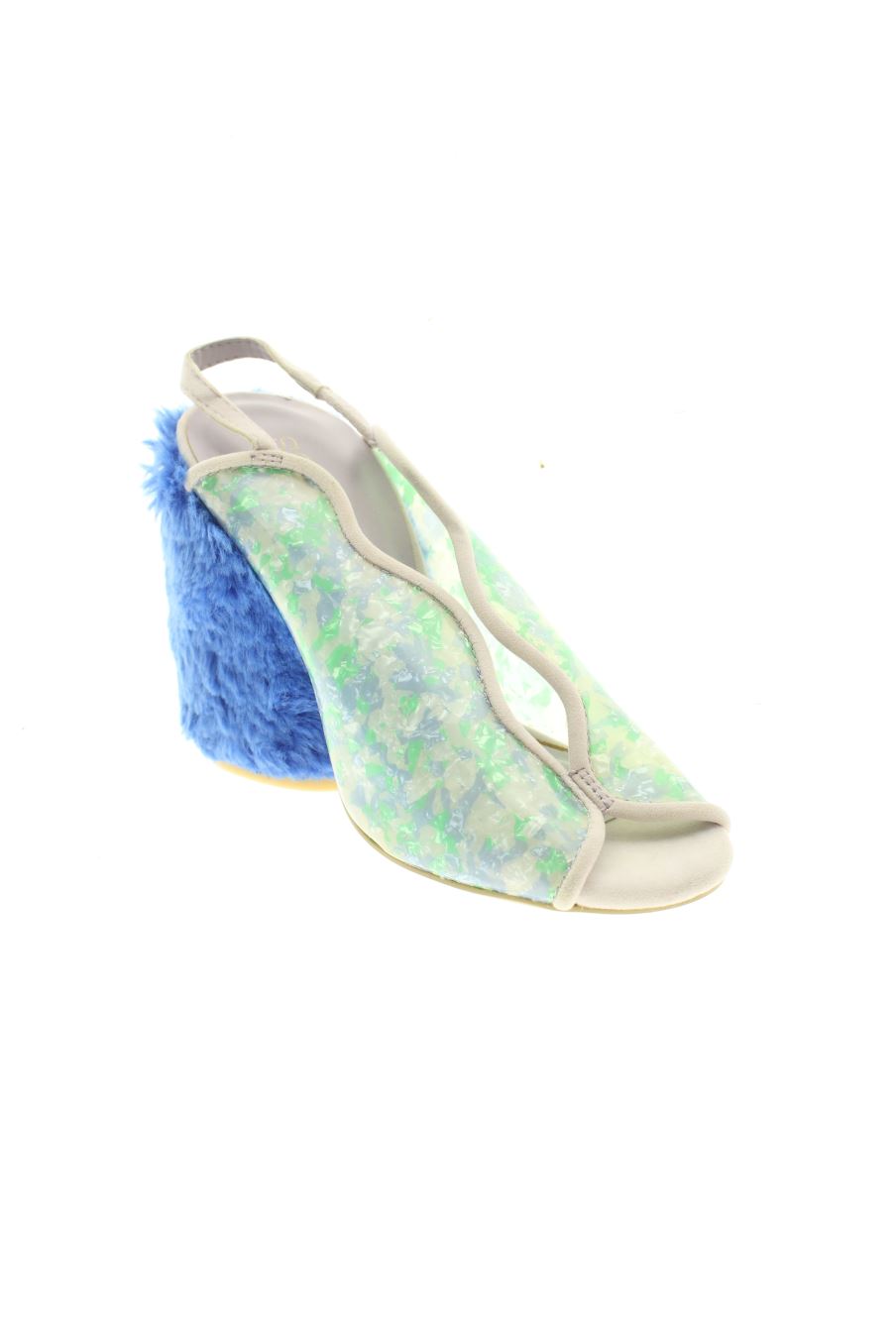 Sandalias tacon de LILICIOUS de la talla 35, de color estampado de