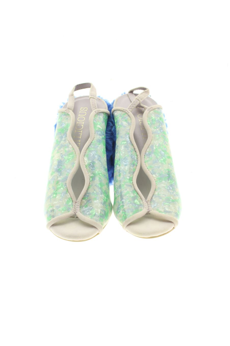 Sandalias tacon de LILICIOUS de la talla 35, de color estampado de