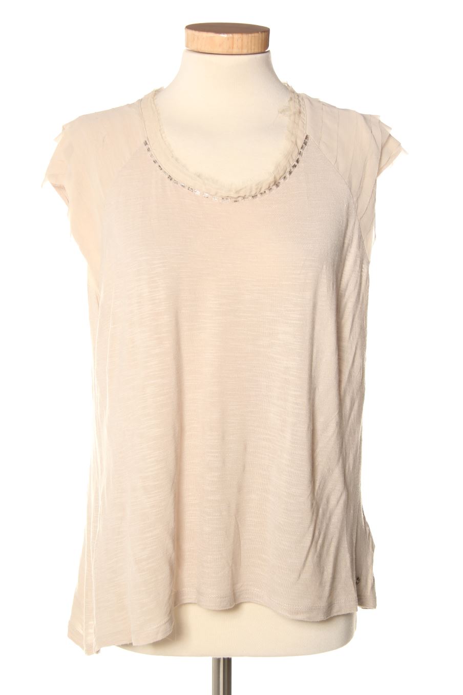 T-shirt Amichi de la taille L, de couleur beige