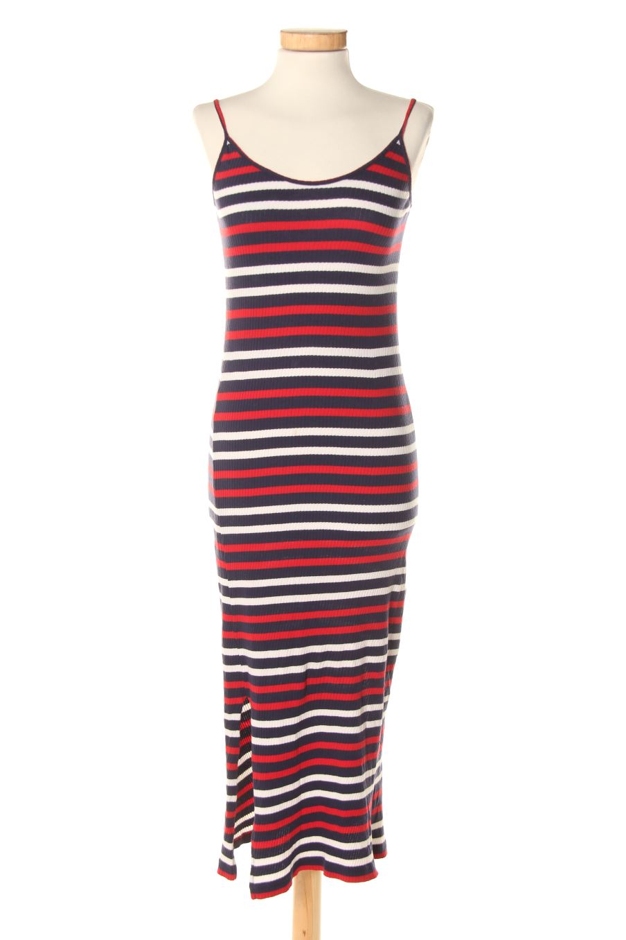 Einfaches Kleid von Enfasis Größe 40, Farbe Gestreift, für