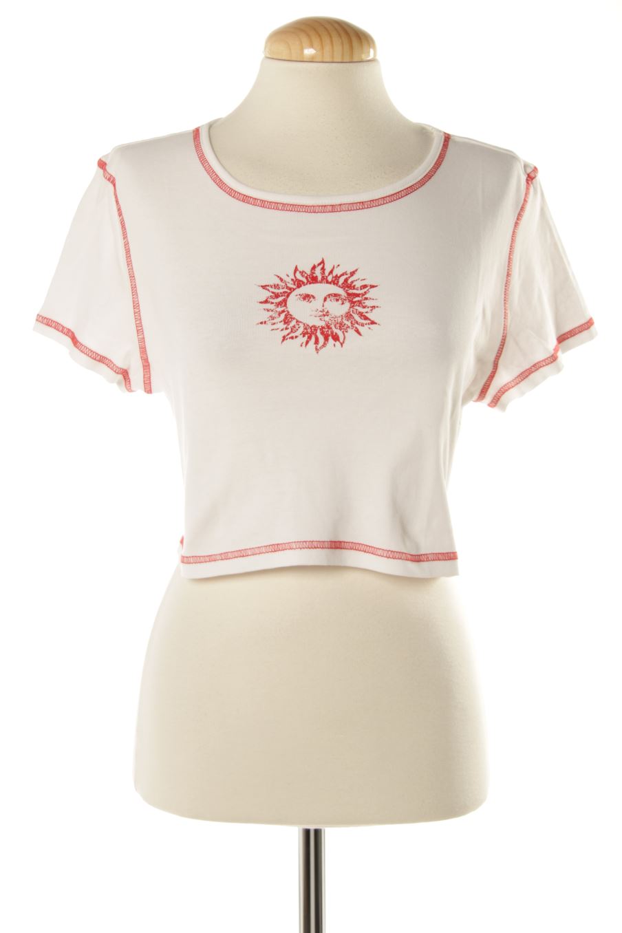 T-shirt H&M de la taille L, de couleur blanc