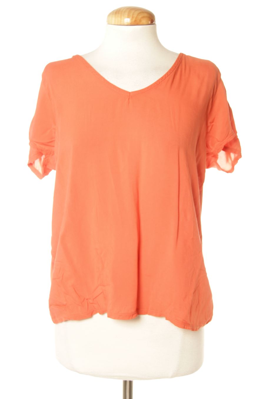 Kurzärmelige Bluse von Springfield Größe L, Farbe Türkis, für