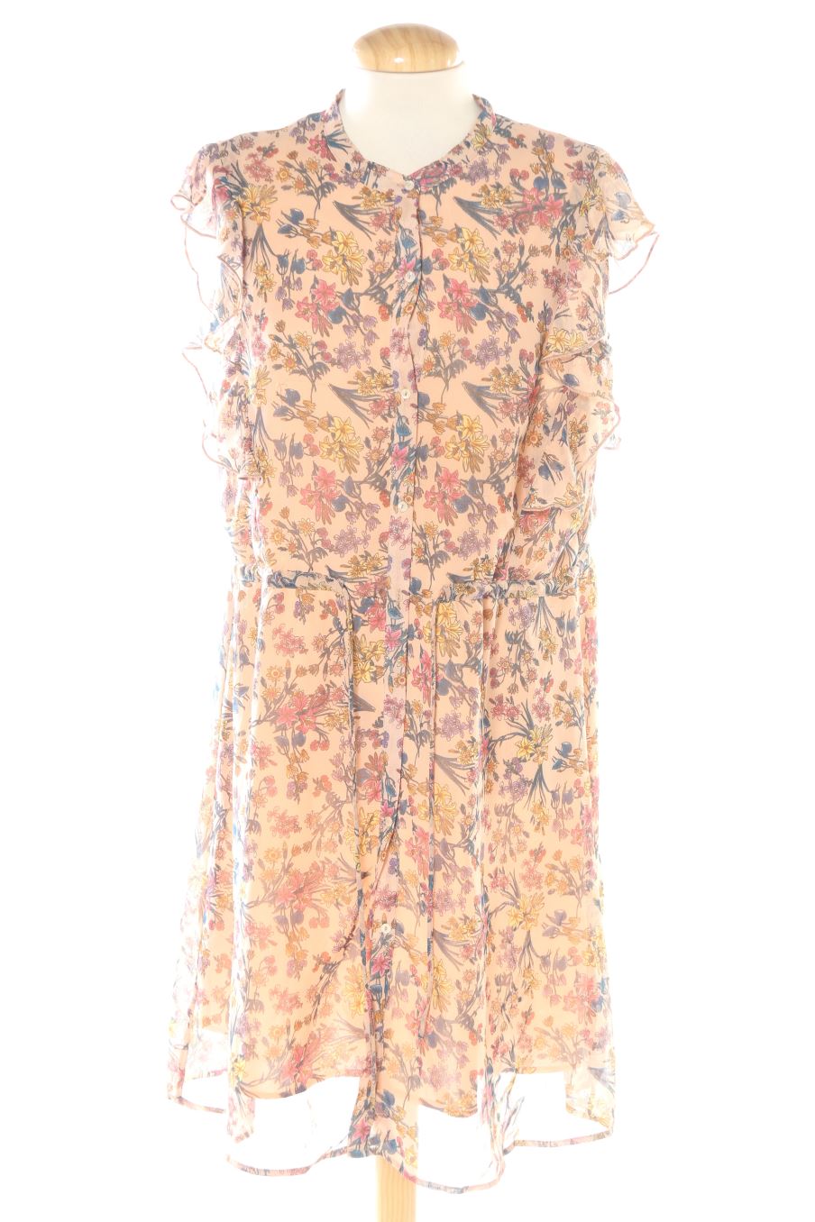 Robe casual Mango de la taille XL, de couleur fleurs