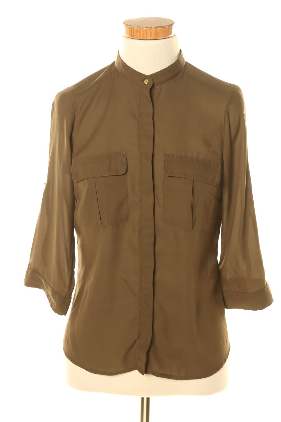 Camisa de H&M de la talla 34, de color marrón