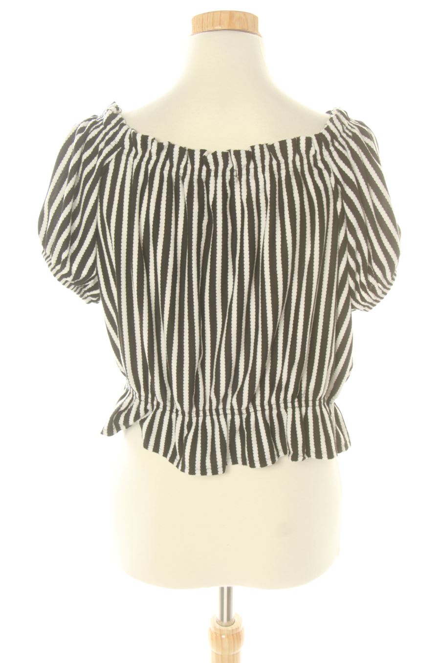 Blouse à manches courtes H&M de la taille S, de couleur rayures