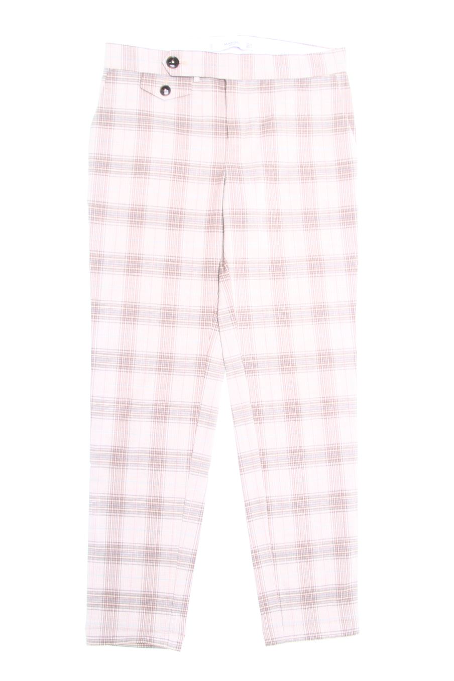 Pantalones de Mango de la talla 36, de color cuadros