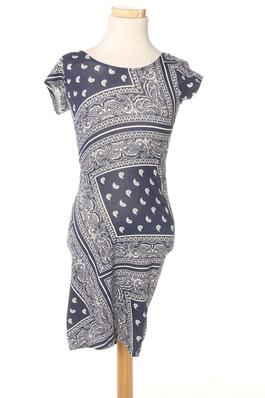Einfaches Kleid von Springfield Größe XS, Farbe Marineblau, für