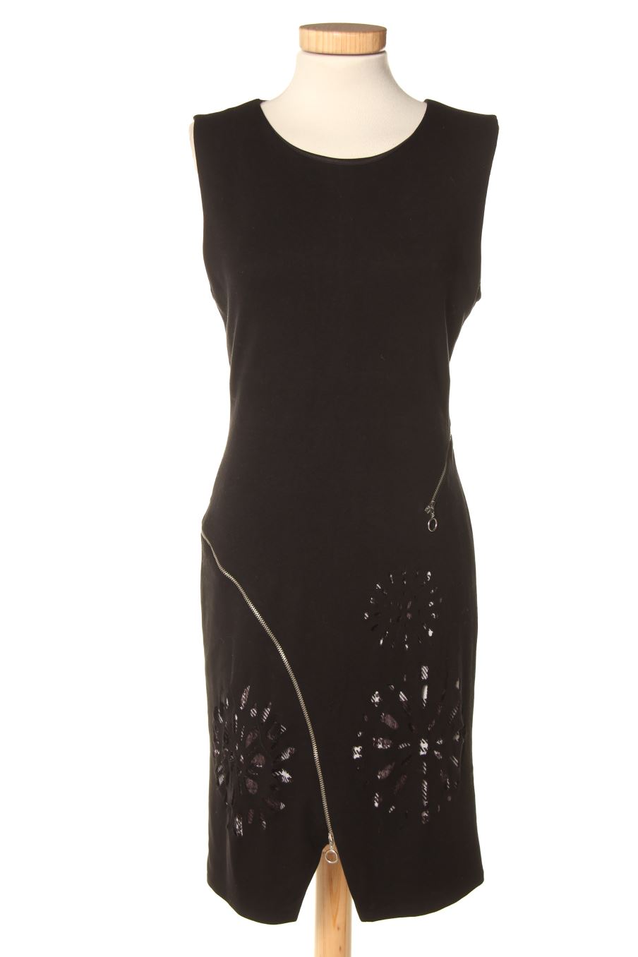 Robe casual Desigual de la taille L, de couleur noir