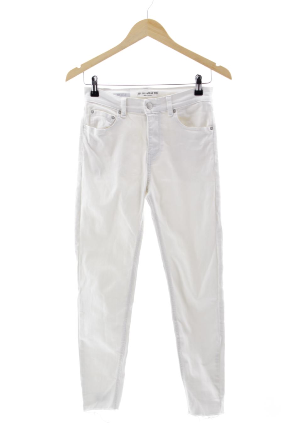 Jeans von Pull & Bear Größe 38, Farbe Weiss, aus Jeanskleidung für