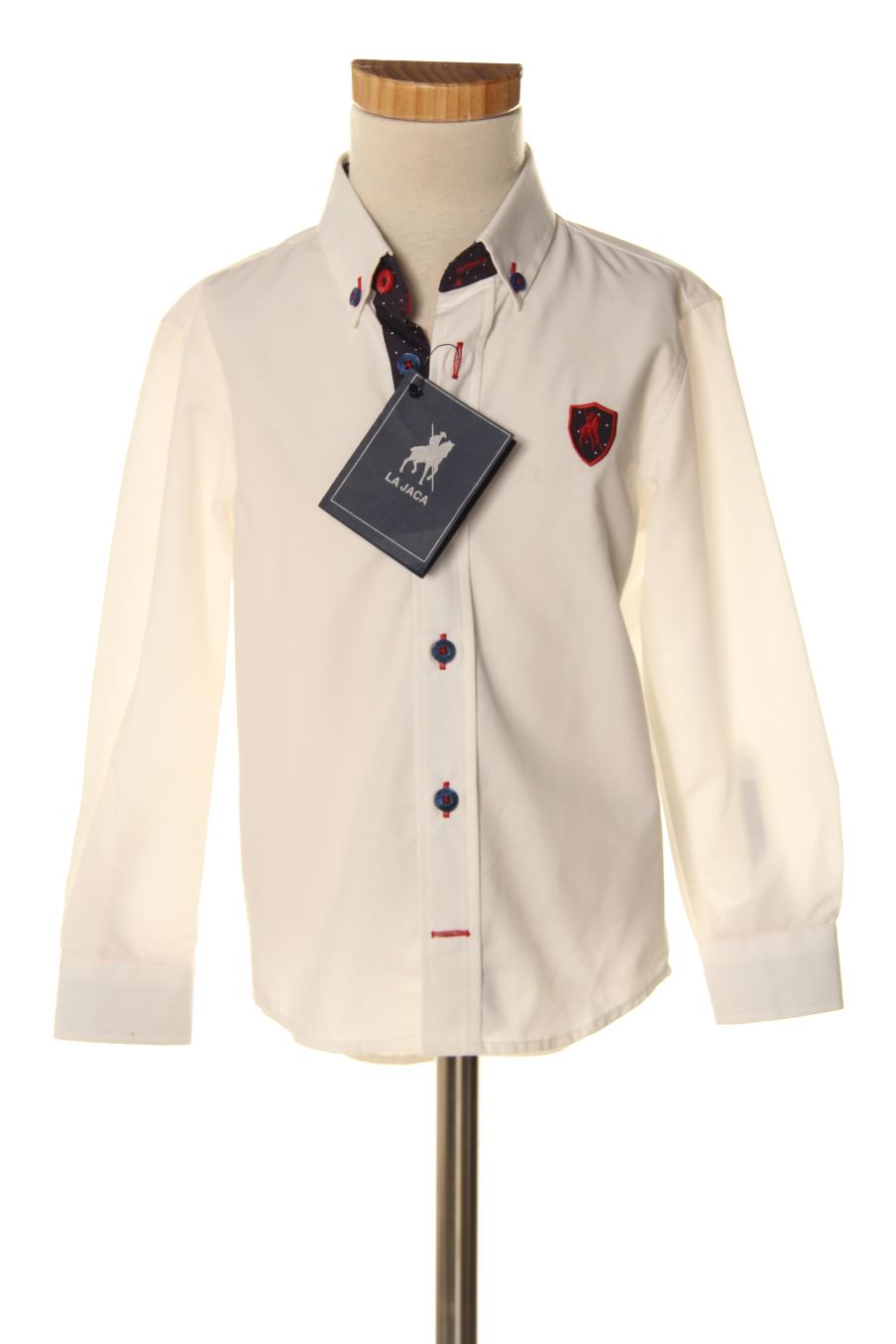 Chemise manches longues La Jaca de la taille 4 ans avec une étiquette
