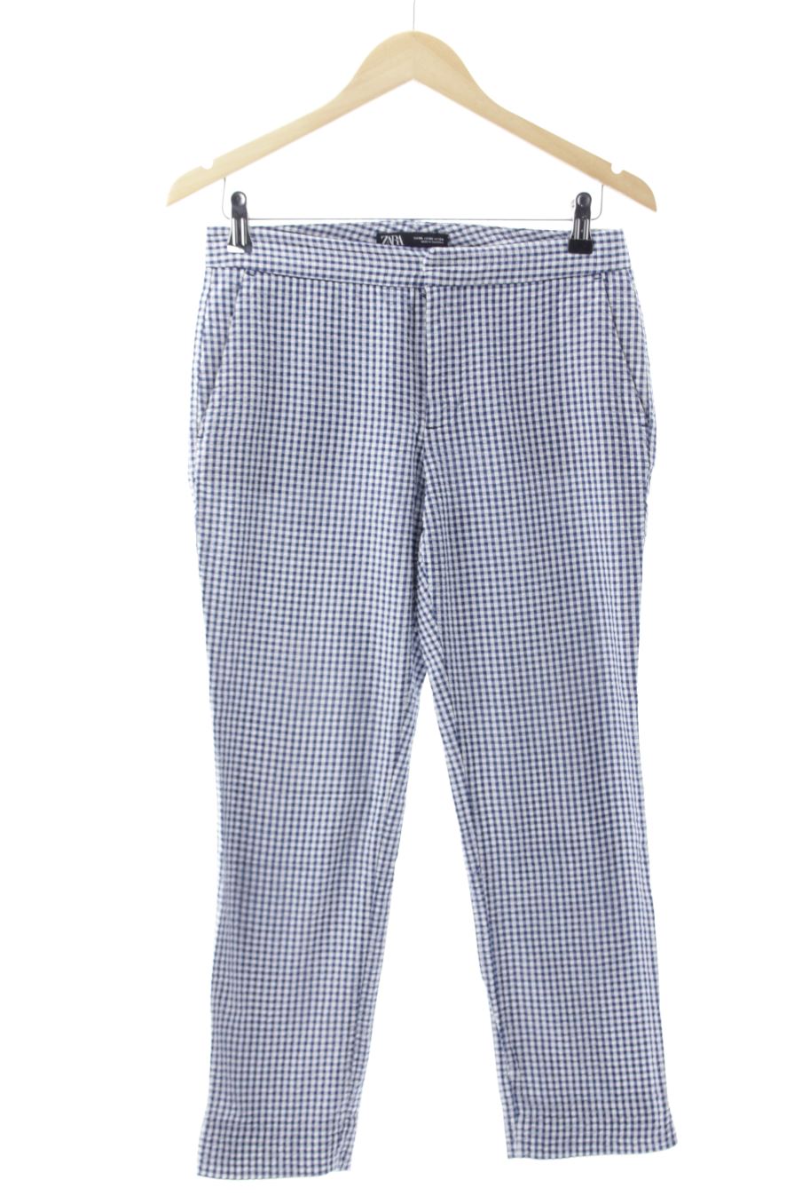 Pantaloni de Zara de la talla 34, de color quadri