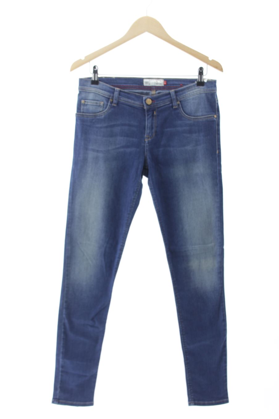 Jeans von Amy gee Größe 40, Farbe Blau, aus Jeanskleidung für