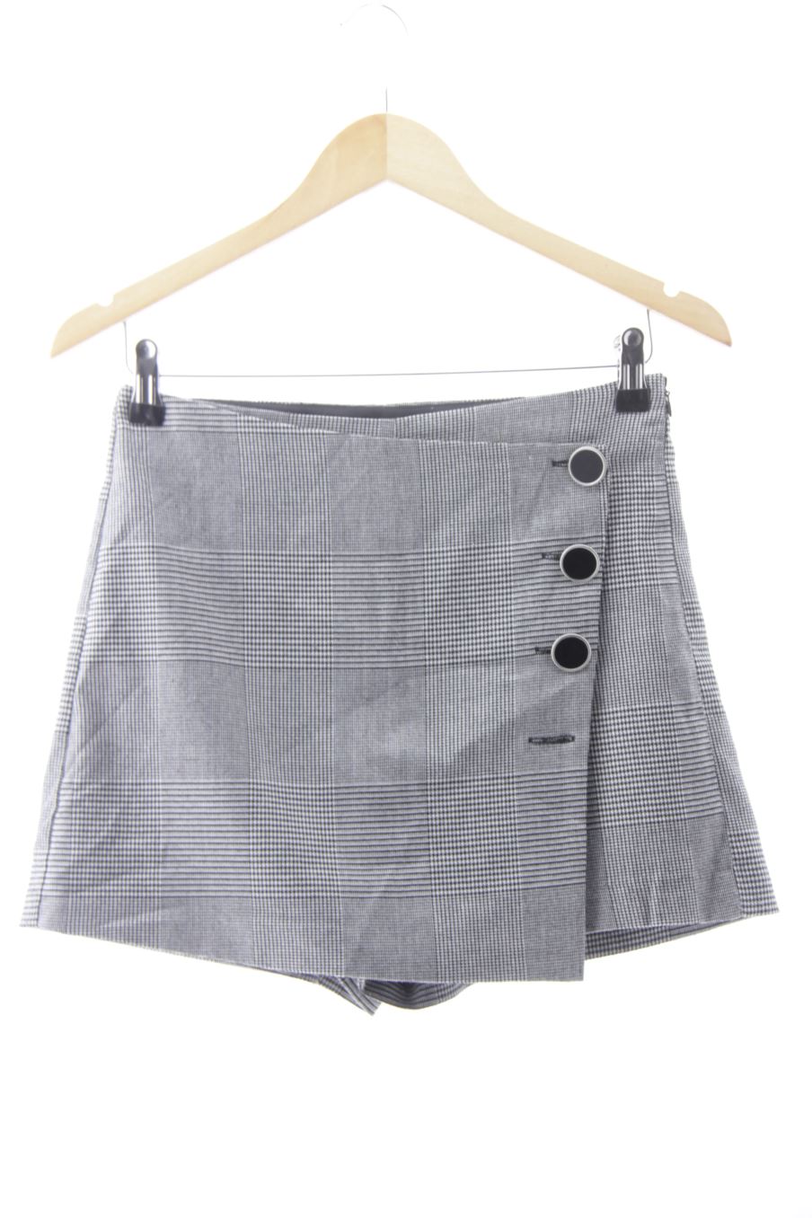 Falda de Stradivarius de la talla 36, de color cuadros