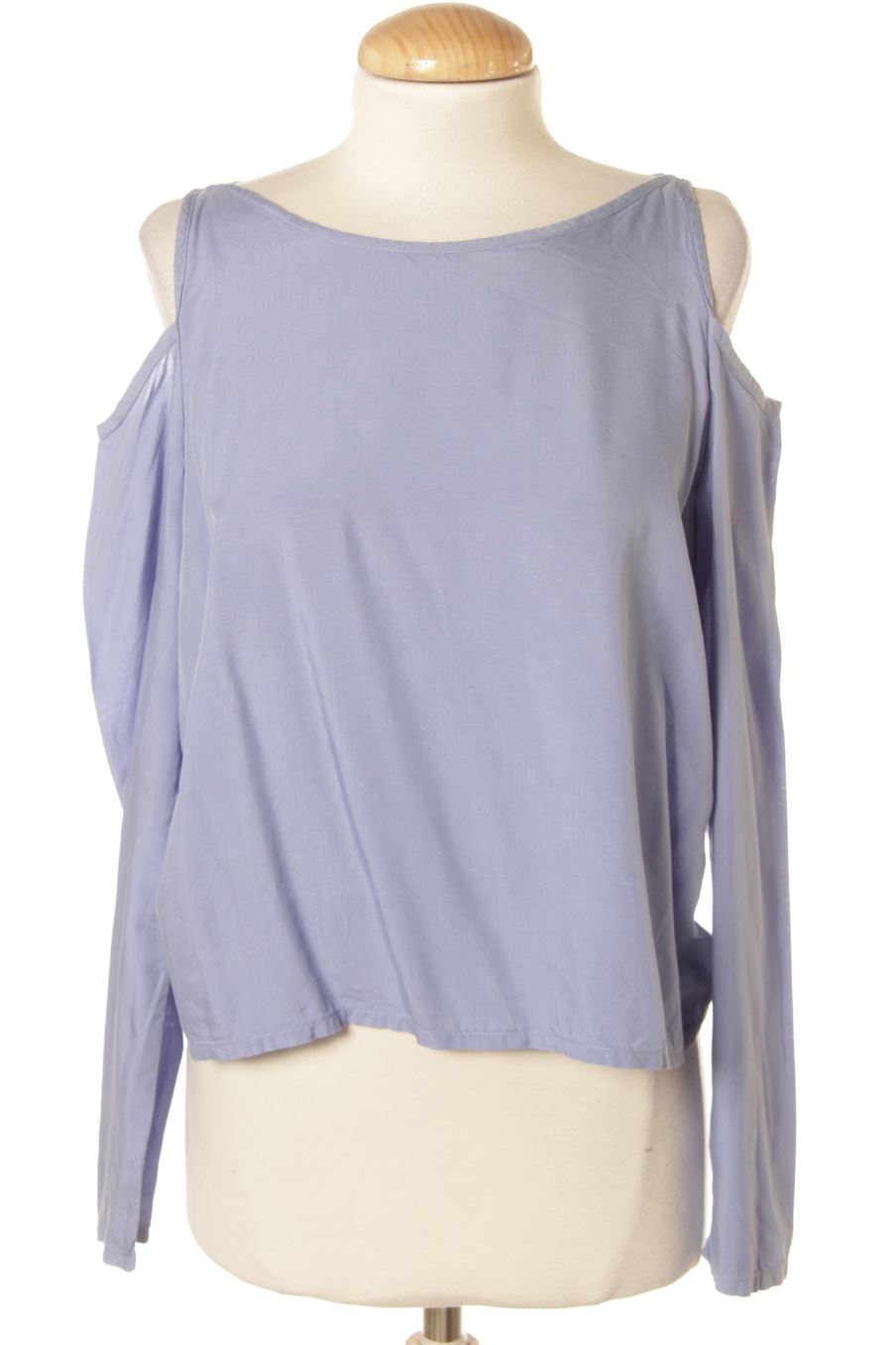 Blusa a maniche lunghe de Mango de la talla S, de color blu