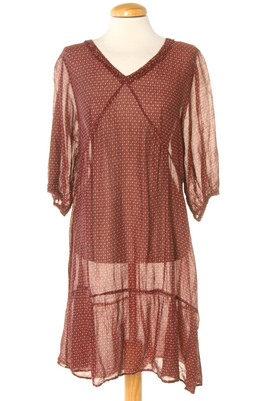 Robe casual EseOese de la taille M, de couleur bordeaux