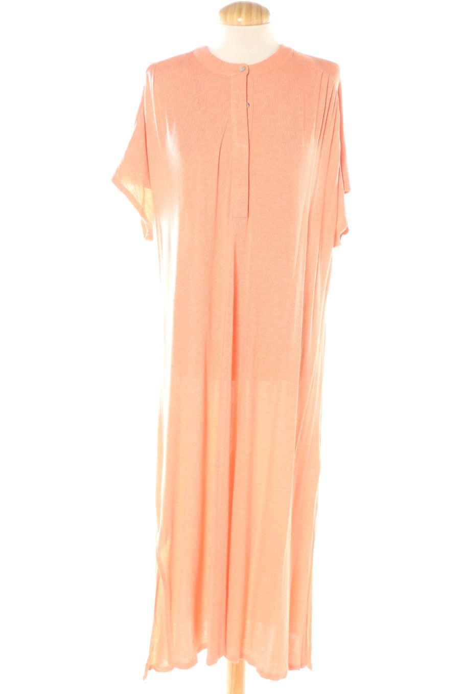 Robe casual Enfasis de la taille L, de couleur orange