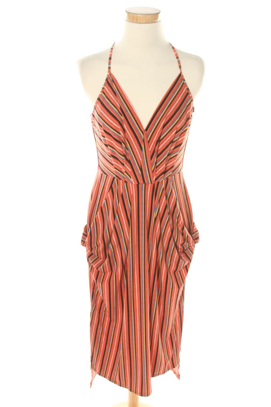 Robe BCBGeneration - Taille L - Couleur Noir/Corail - Neuf Avec Étiquettes