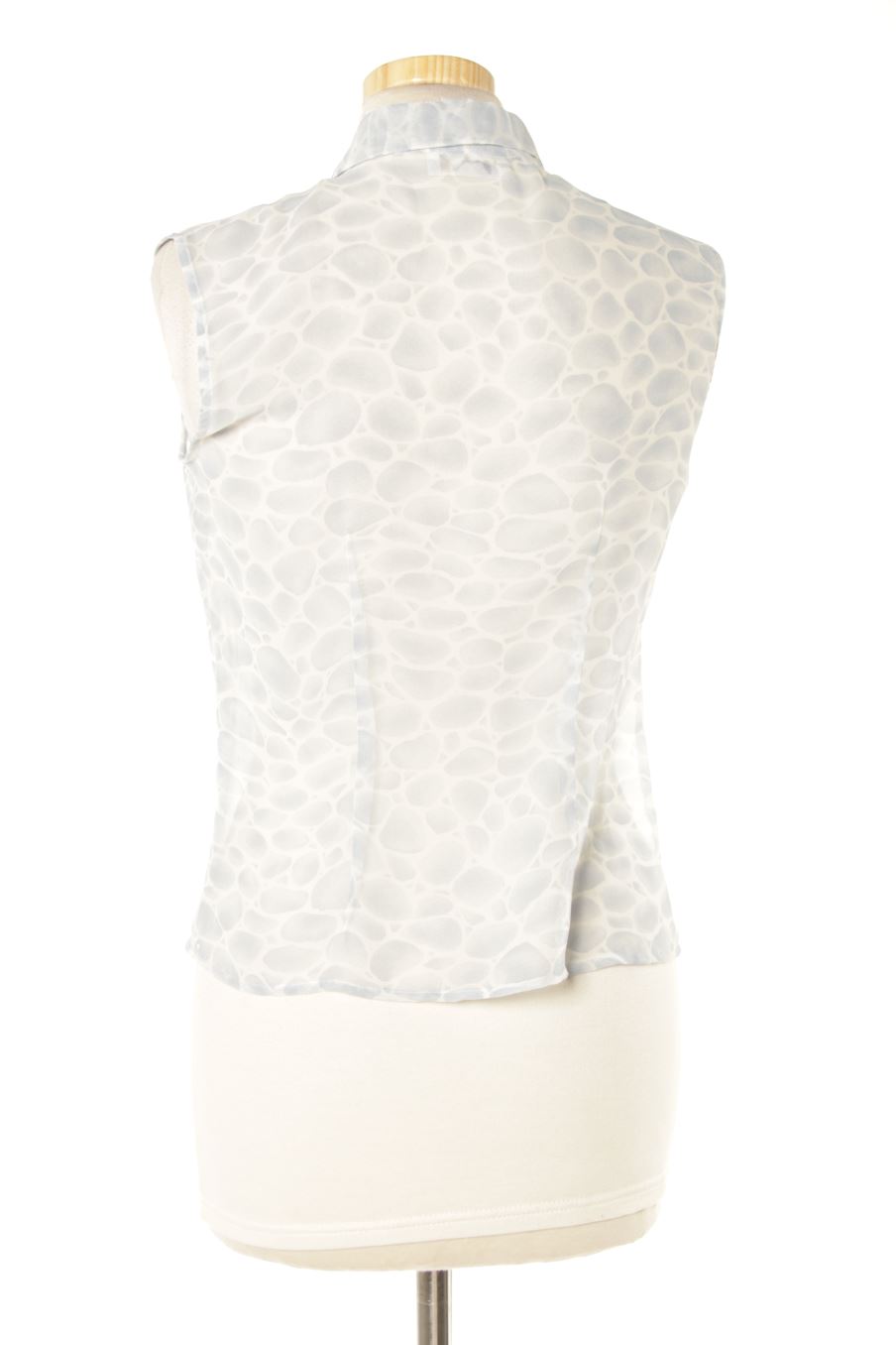 Camisa sin mangas de Agnès b. de la talla S, de color azul
