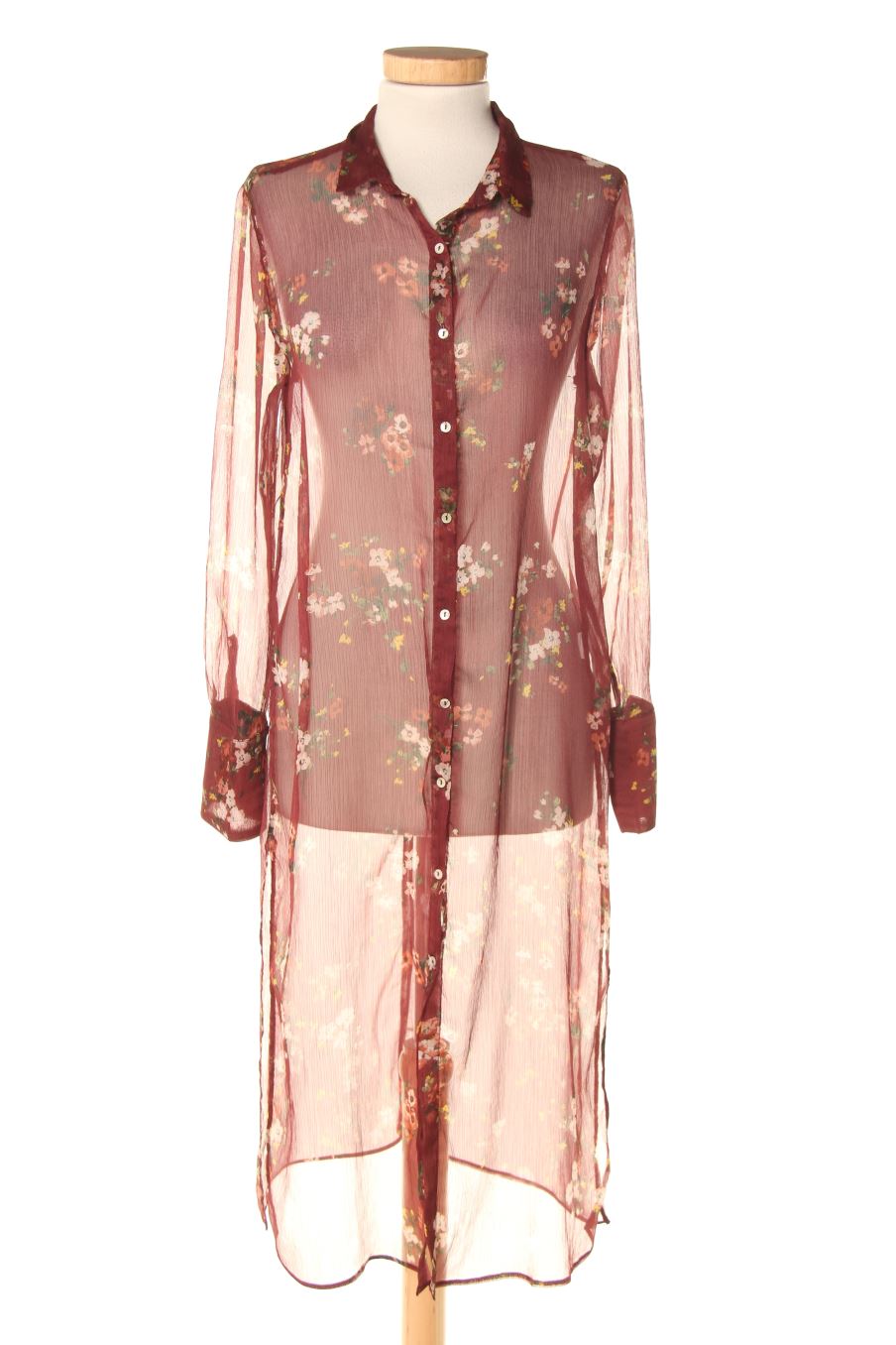 Hemd von Bershka Größe S, Farbe Geblümt, für