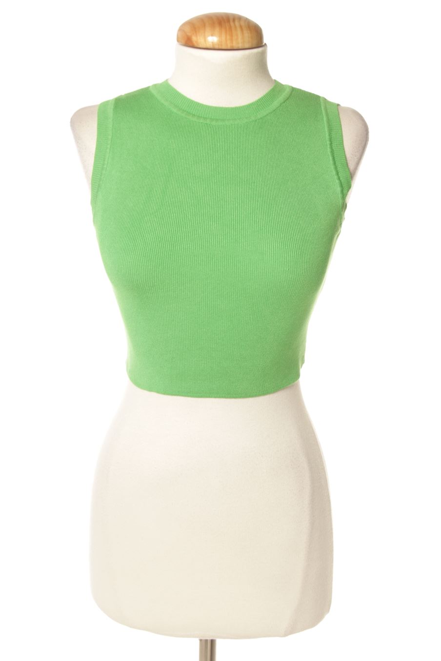 Top Zara de la taille S, de couleur vert