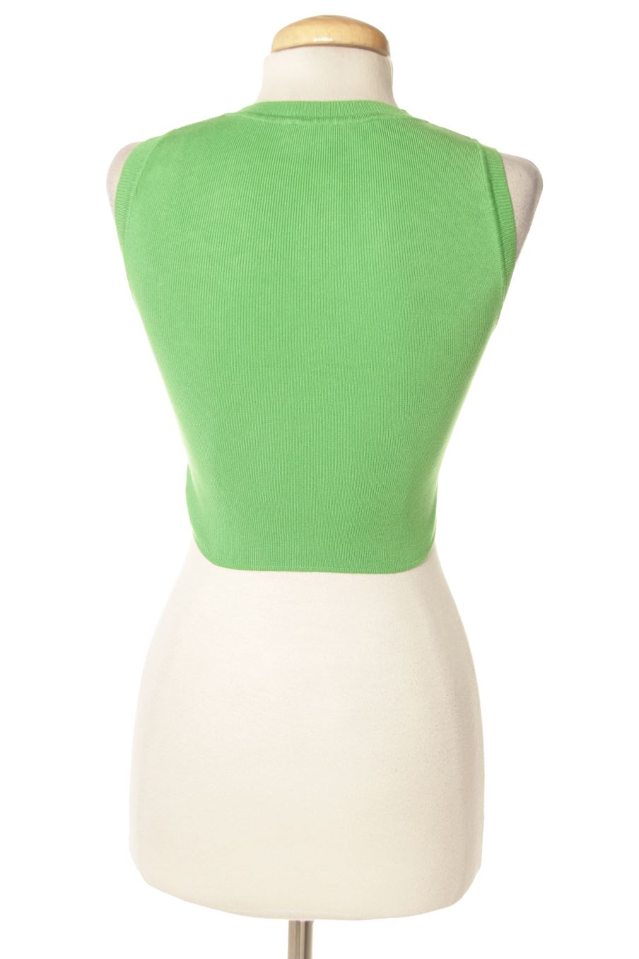 Top Zara de la taille S, de couleur vert