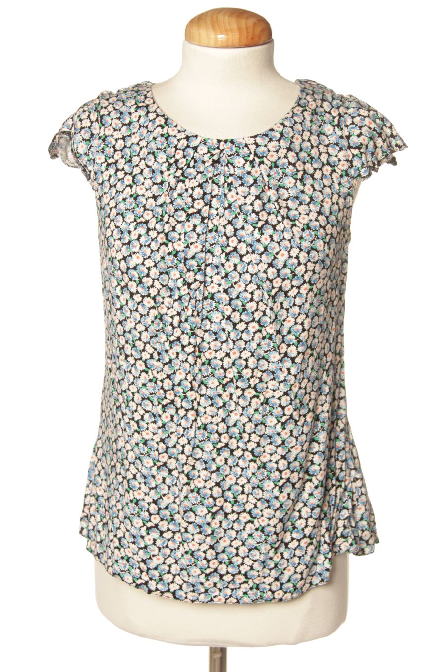 Blusa de manga corta de Billie & Blossom de la talla 36, de color flores