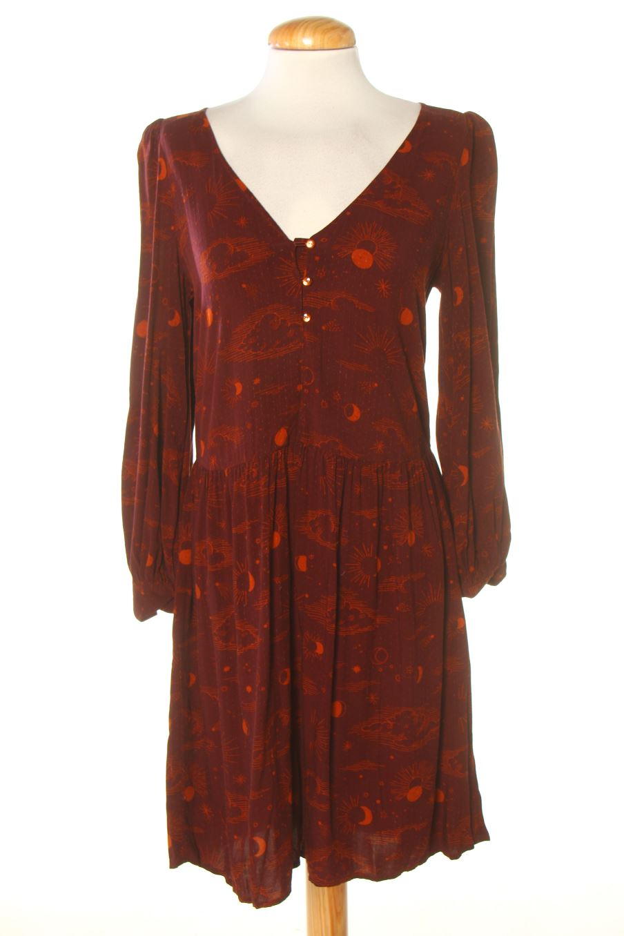 Robe casual Des Petits Hauts de la taille XS, de couleur imprimés
