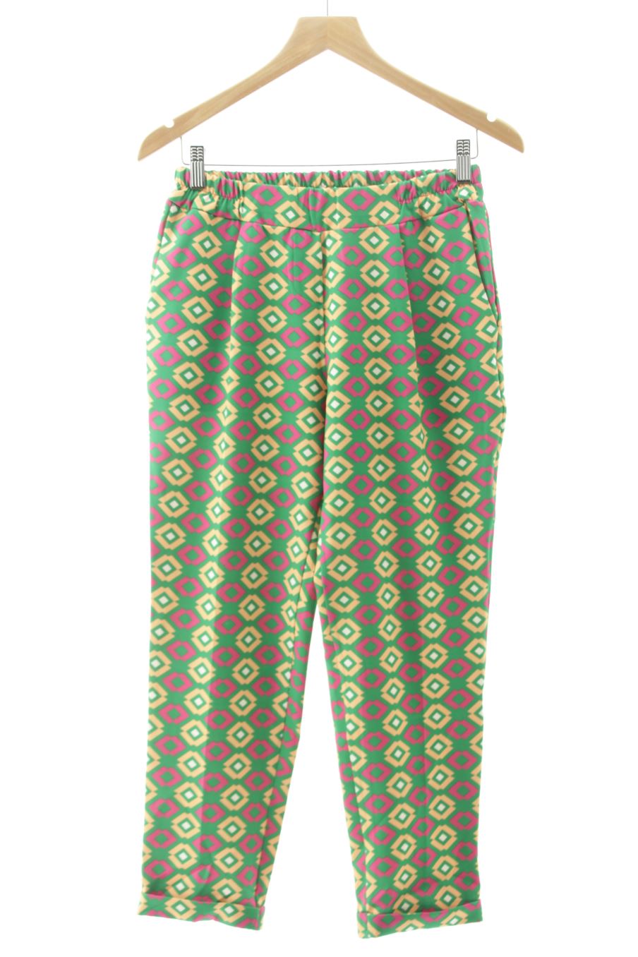Pantalón Casual de Y TWO de la talla S, de color estampado