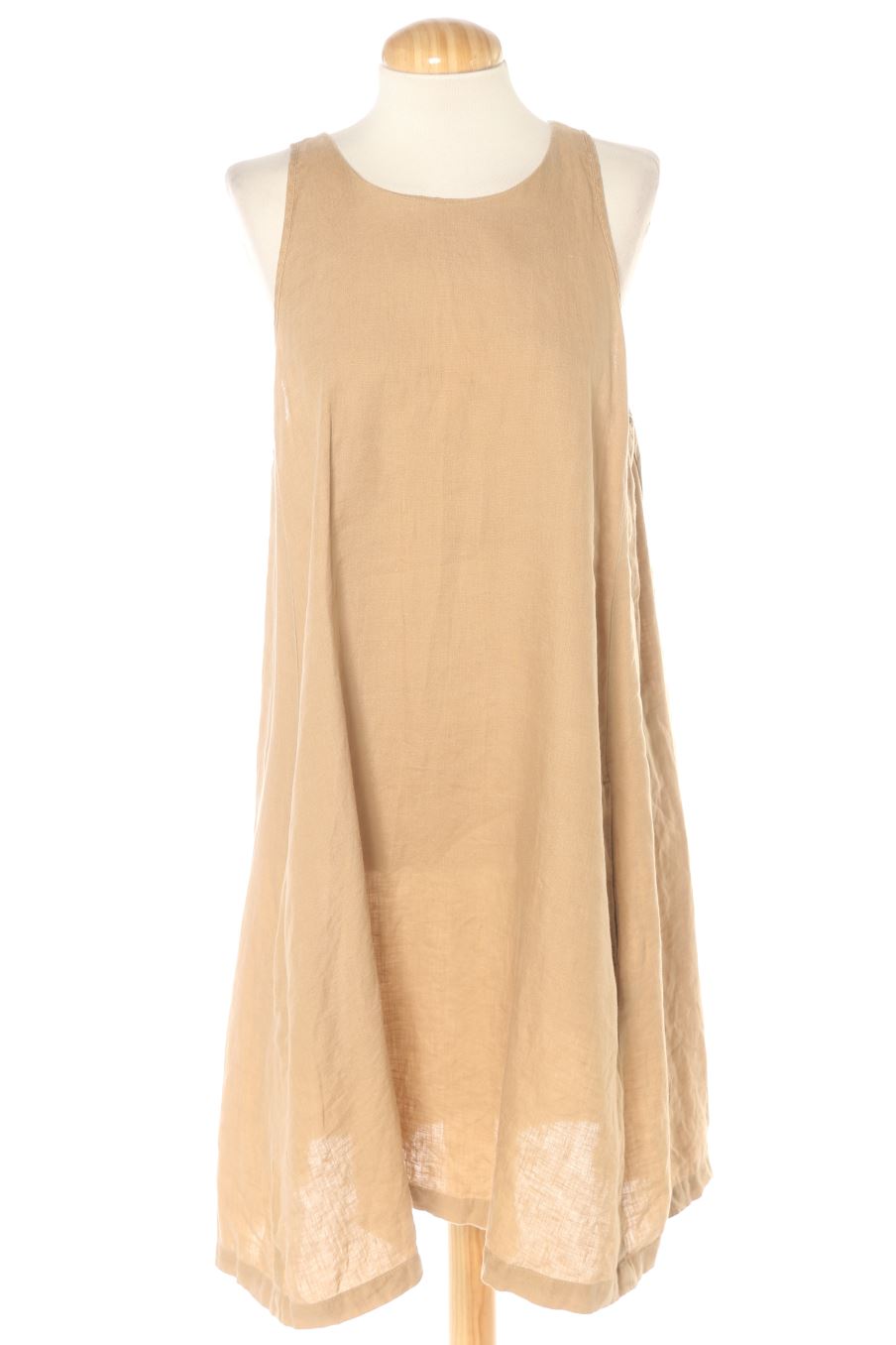 Robe casual Benetton de la taille S, de couleur beige