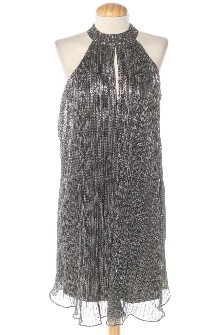 Aufwändiges Kleid von Mango Größe S, Farbe Silbern, für