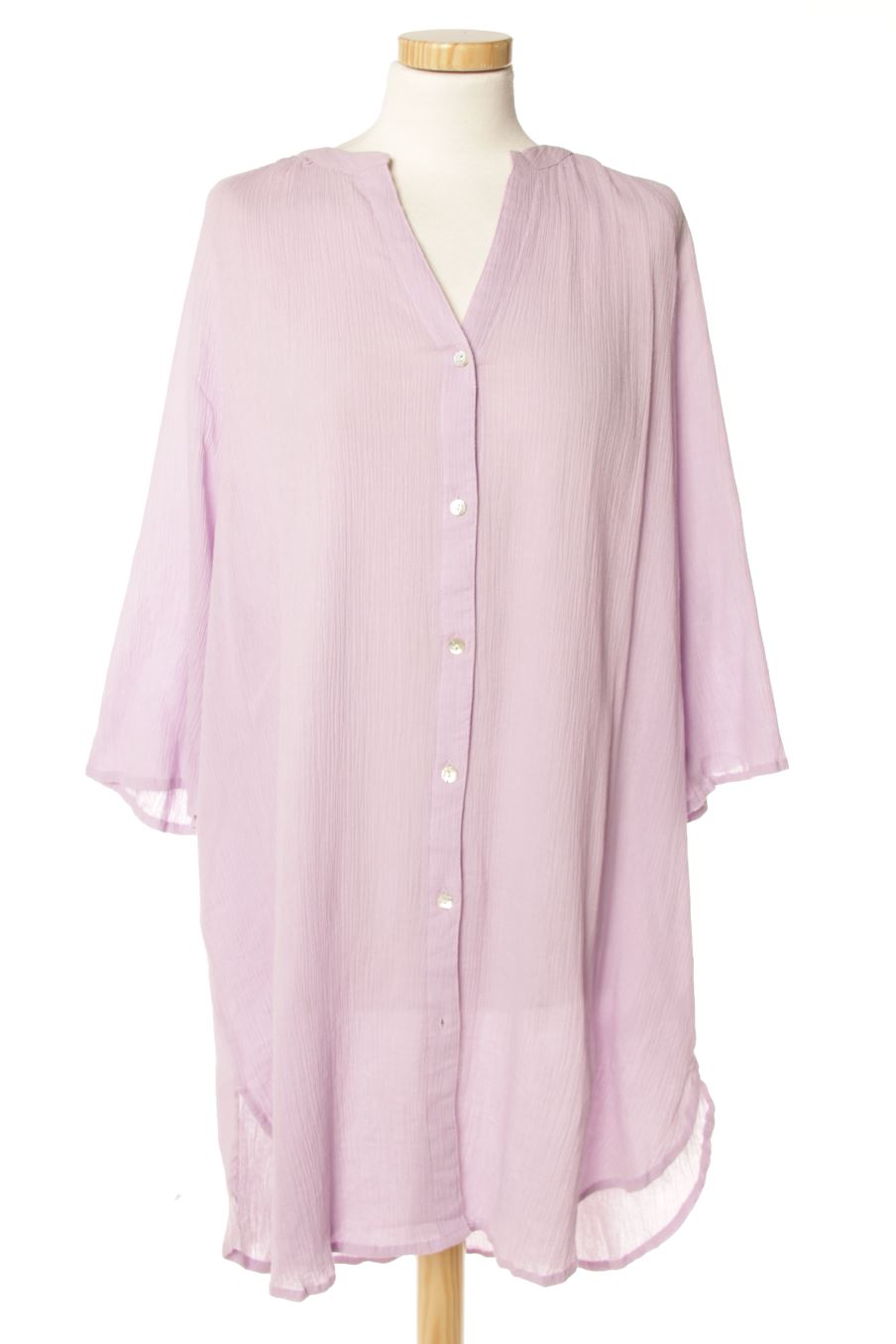 Einfaches Kleid von Enfasis Größe L, Farbe Violett, für