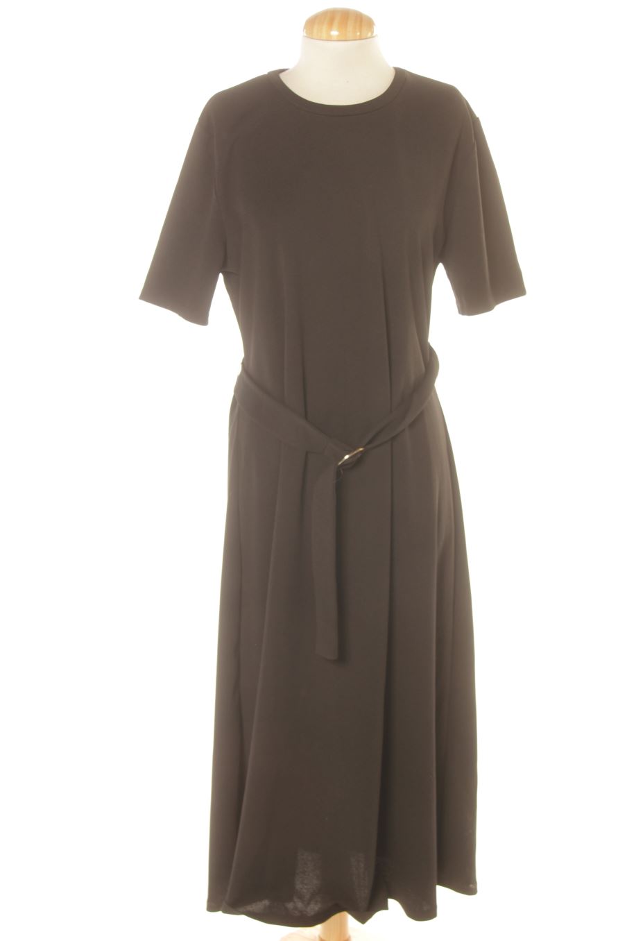 Robe casual Zara de la taille L, de couleur noir