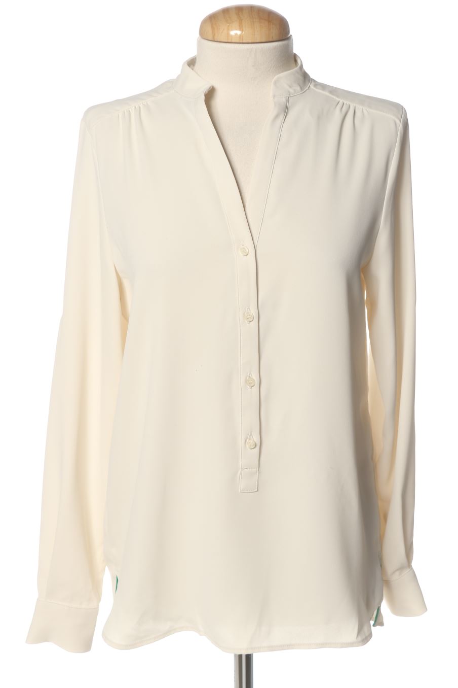 Blusa a maniche lunghe de El Corte Ingles de la talla 34, de color beige