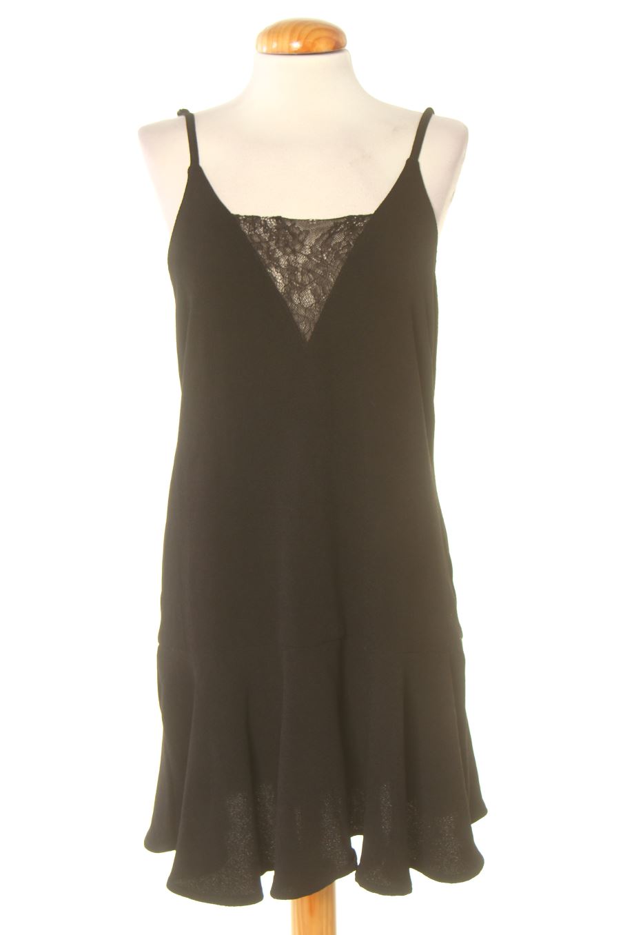 Robe casual Pull & Bear de la taille L, de couleur noir