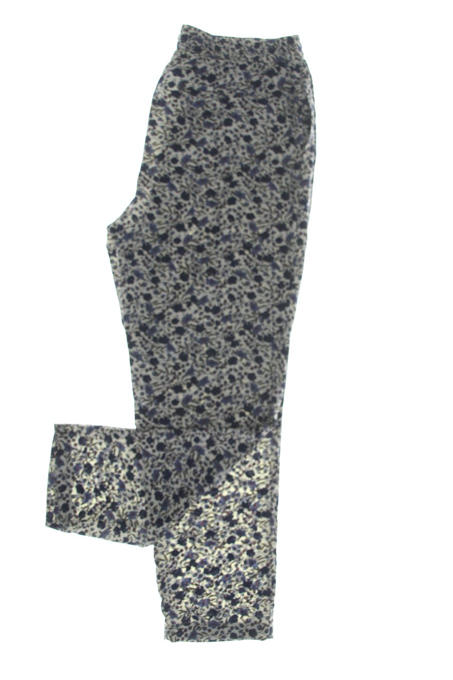 Pantalon Milano de la taille L, de couleur fleurs