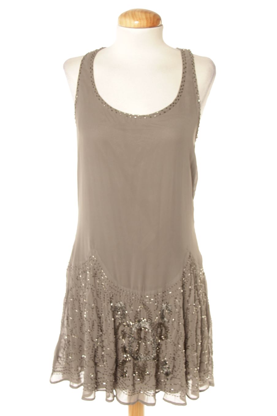 Einfaches Kleid von SUITEBLANCO Größe XS, Farbe Grau, für