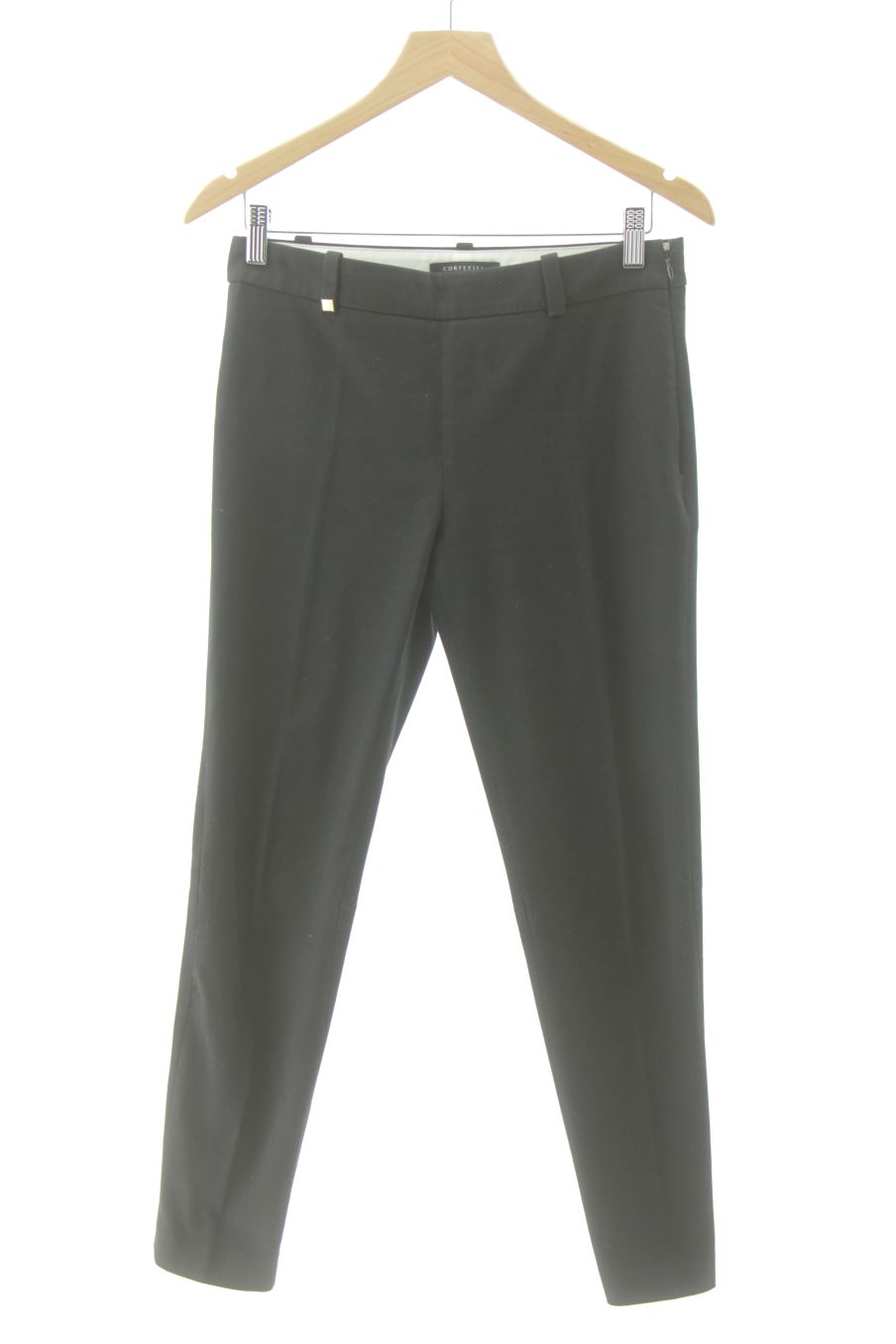Pantalón de Cortefiel de la talla 38, de color negro
