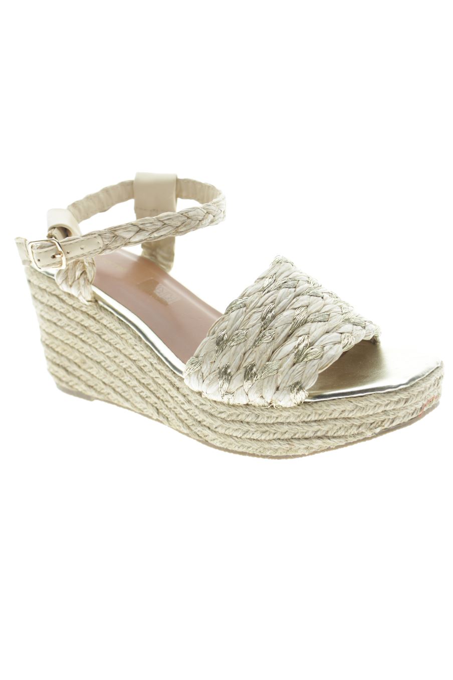 Plataformas de Women' secret de la talla 40, de color beige de