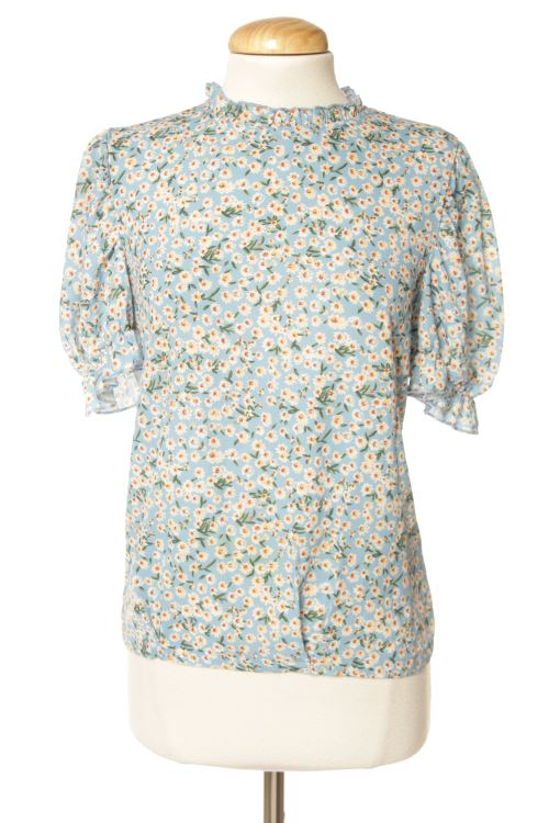 Kurzärmelige Bluse