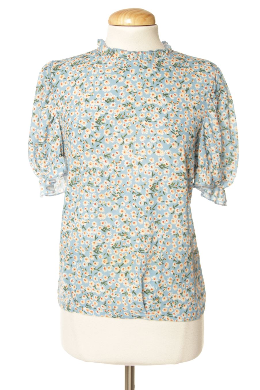 Kurzärmelige Bluse von PERCENTIL Größe S, Farbe Geblümt, für