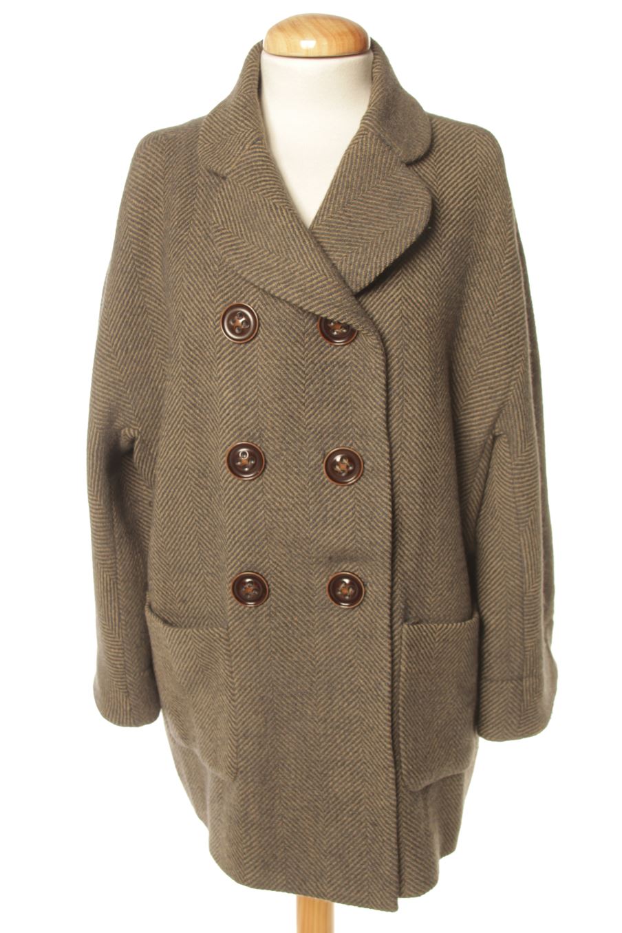 Abrigo de Hoss Intropia de la talla 38, de color verde