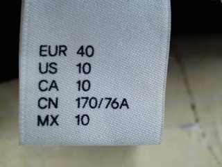 Pantalon H&M de la taille 40, de couleur noir