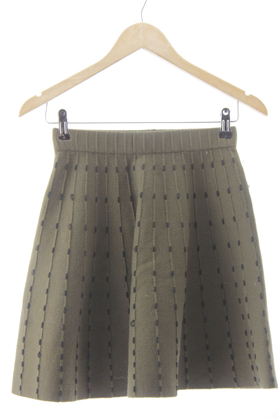 Jupe Zara de la taille XS, de couleur vert