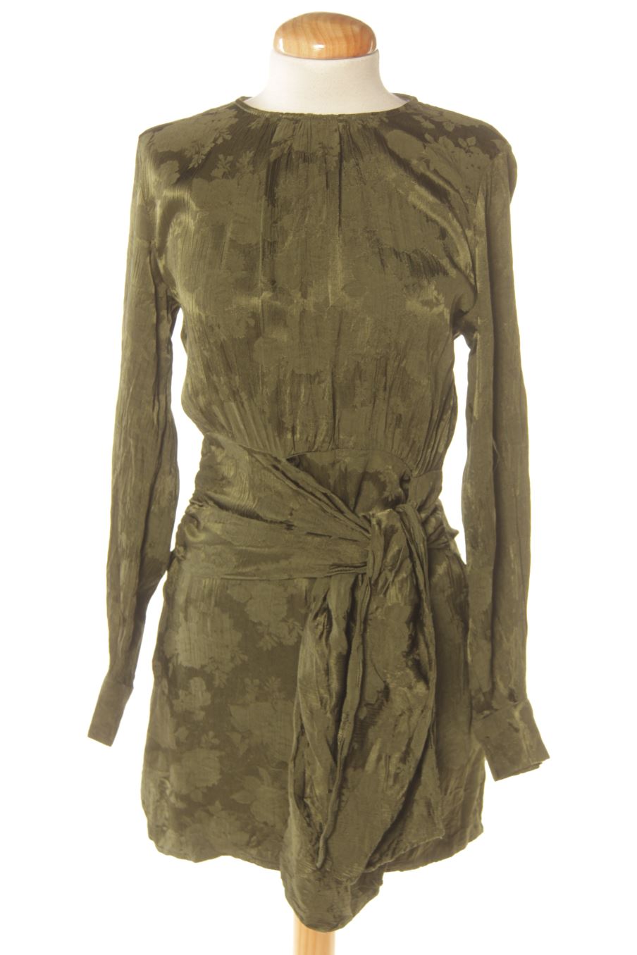 Vestido casual de Mango de la talla S, de color verde